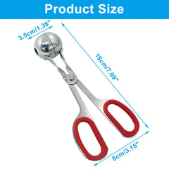 1 piece red auvotuis meatball maker