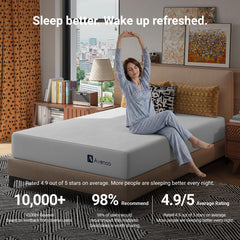 Open-cell foam core detail on Avenco full mattress