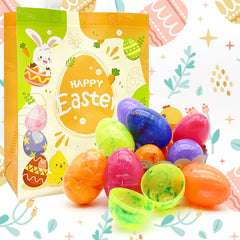 Iridescent marble Easter eggs provided by Aviski for kids