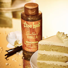 Product bottle highlighting avocado kiwi orange oils in wash