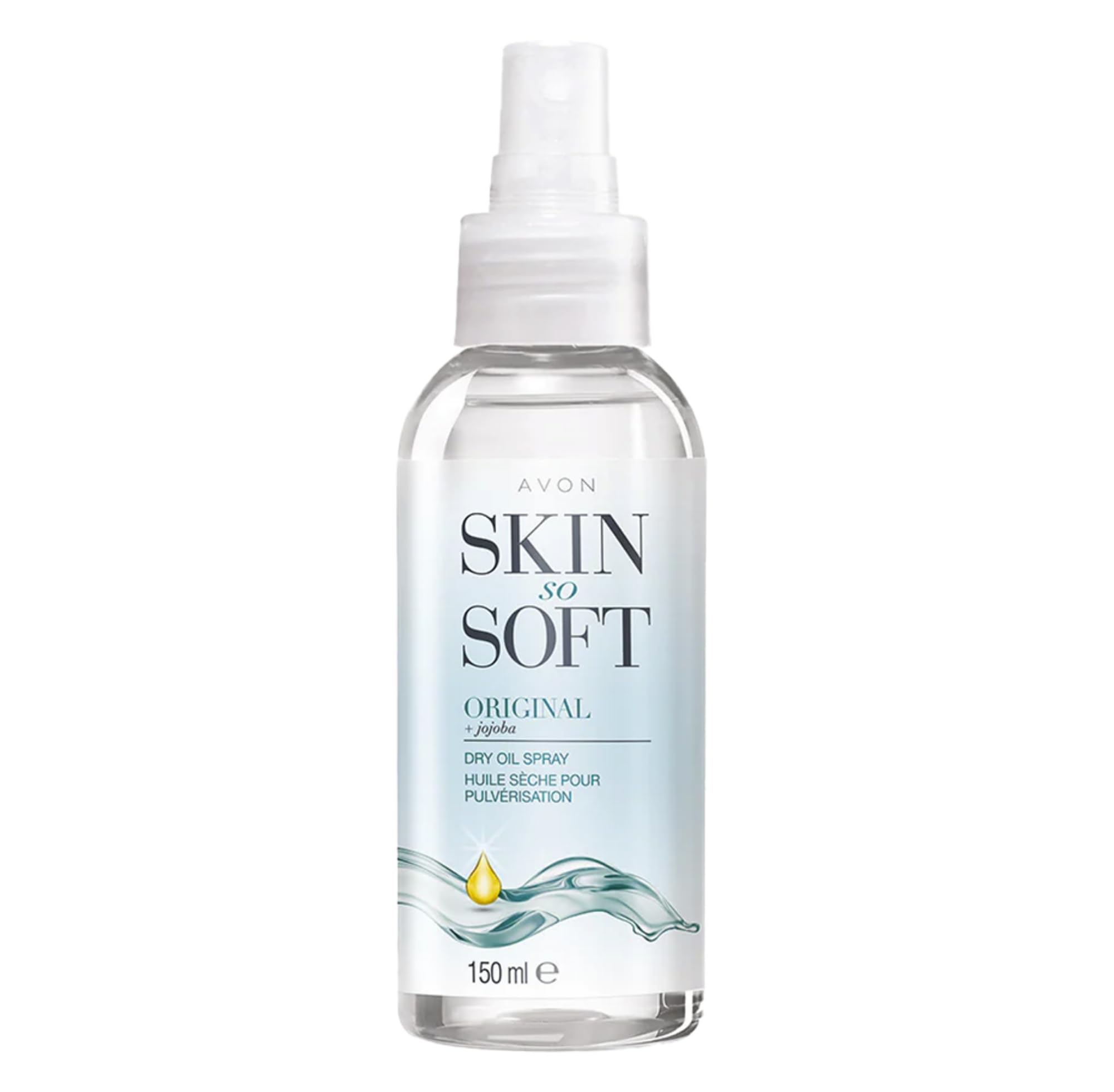 avon skin so soft original jojoba dry oil spray bottle 150 ml