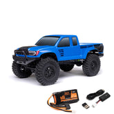 Axial AXI-1219T2 1/24 blue RC Truck front view