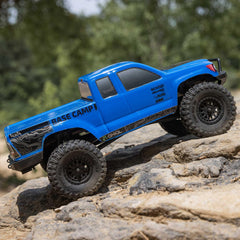 Axial AXI-1219T2 1/24 blue RC Truck ready to run front view