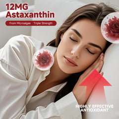 Softgel capsule close up from Axldrn Astaxanthin