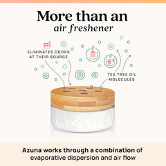 Azuna Tea Tree Oil odor eliminator jar 12oz gel refill