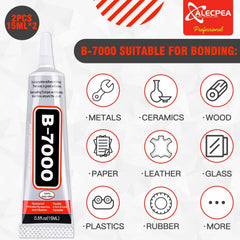 Clear precision nozzle on B-7000 craft glue for jewelry making