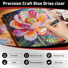 16 pcs 15ml B7000 glue for nail art and jewelry making