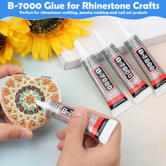 B7000 glue dries clear and waterproof for metal plastic glass