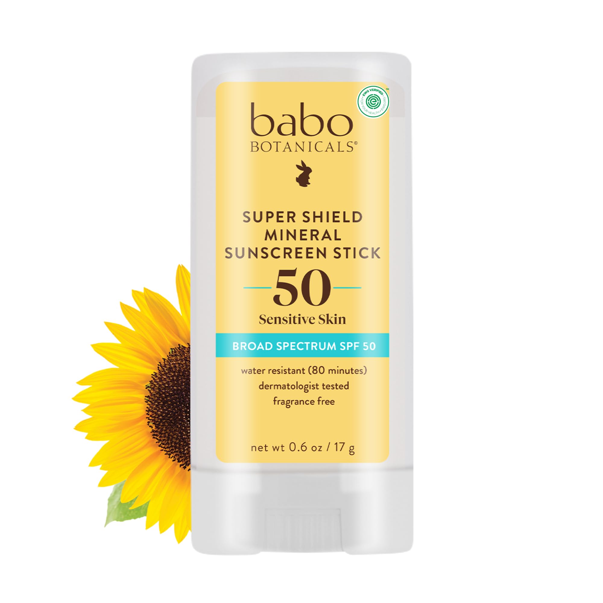 Babo Botanicals Super Shield SPF50 Stick packaging
