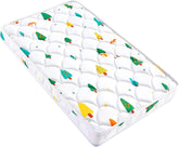 Baby Bassinet Mattress 33 x 20 inches front microfiber fabric side