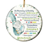 Baby Bump elephant ornament for expecting parents