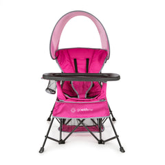 Baby Delight Go with Me Venture portable chair pink front view