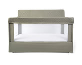 Baby Delight Lunaire Full Size Crib Organic Sage with breathable mesh