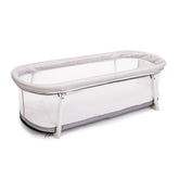 Baby Delight Snuggle Nest Bassinet driftwood grey fabric