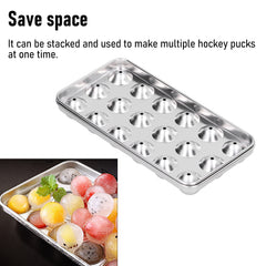 baby food tray in silver finish