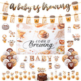 Banner for Baby is Brewing baby shower decor set