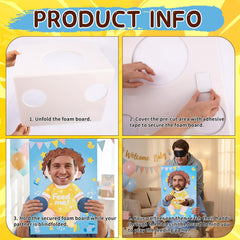 Reinforced PVC boards provide durable baby shower activity