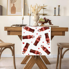 Bright colors table runner for baby shower by Heyfary