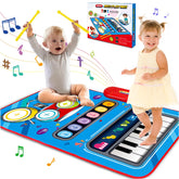 2 in 1 baby musical mat for 1 year old toddlers