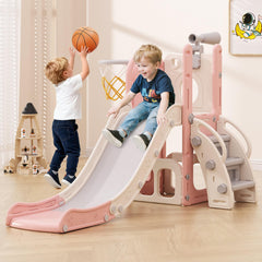 Babytronic 6-in-1 toddler slide climber indoor outdoor playset for kids 1-3
