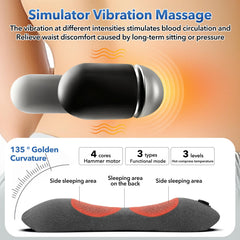 Back Massager with Heat sciatic relief product detail