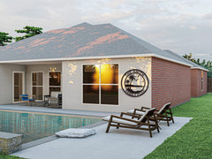 Backyard Patio Sign 61cm outdoor decoration