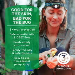 Badger Bug Spray DEET-Free citronella label