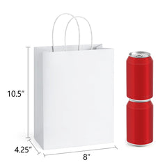 Kraft paper gift bags by BagDream recyclable 110g weight