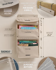 BAGNEAT bag holder wall mounted with screws