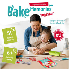Baketivity BPA-free kid friendly baking tools set