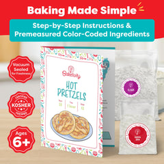 Cake Pop Kit components with color coded packets