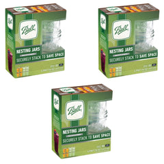 Ball glass nesting mason jars wide mouth 16 oz image 1