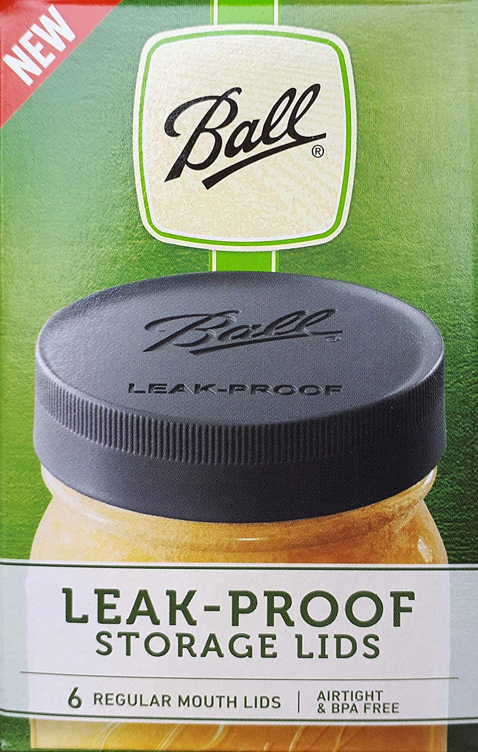 Ball Mason Jar leak-proof lids for regular mouth jars