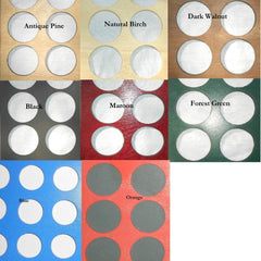 Baltic birch 1/8 inch Harley-Davidson chip insert with backer board and mat