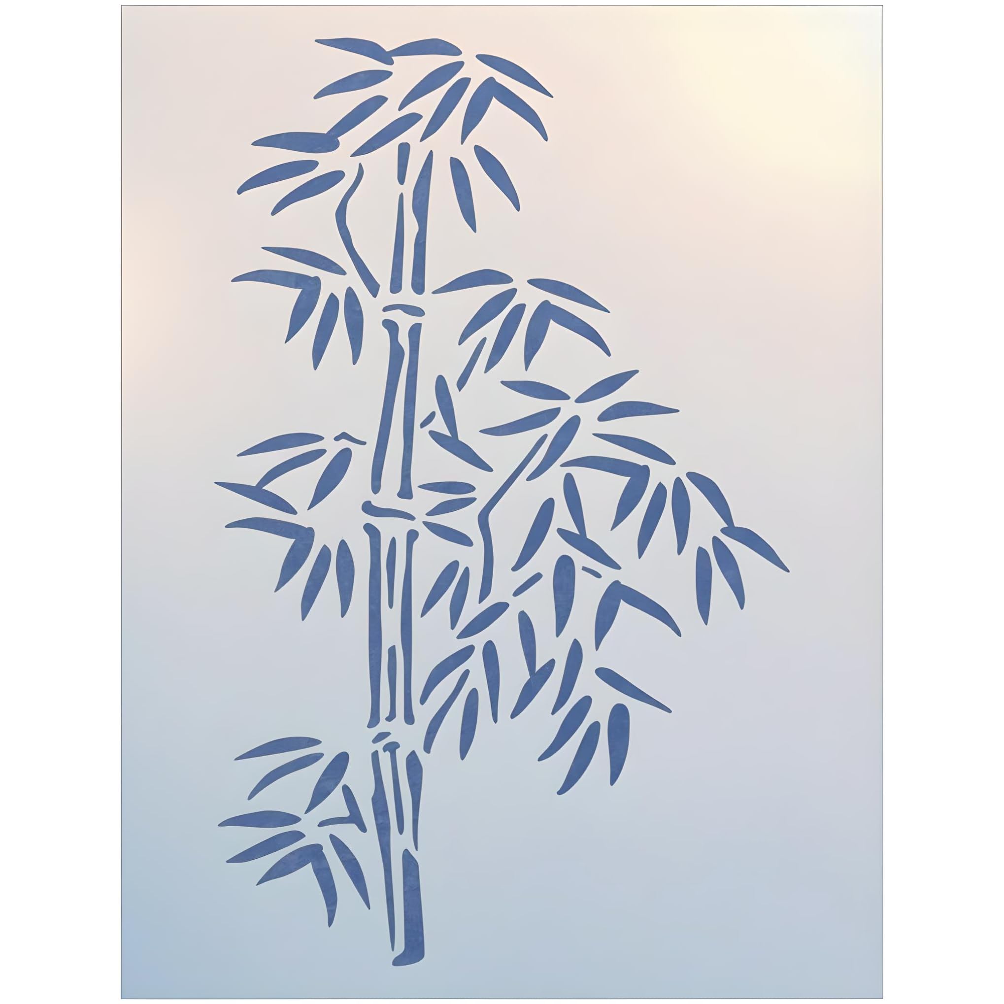 The Artful Stencil Bamboo Asian Stencil Template 6.6x11