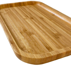 6.25 x 11.25 inch bamboo wood tray size for compact spaces