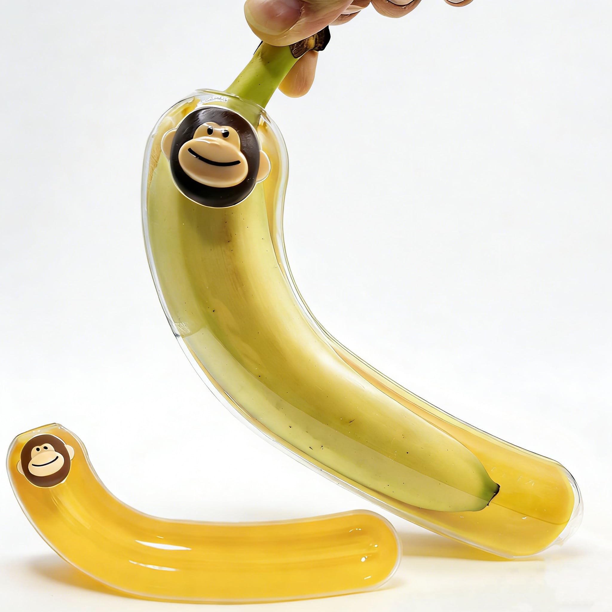 Banana Case product with monkey-themed design for on the go
