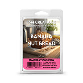 Banana Nut Bread soy wax melts 3.2oz six-cube clamshell