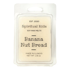 Banana Nut Bread wax melts six 1-inch cubes in pack
