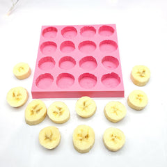 Banana slices mold for soap embeds and clay projects
