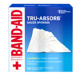 BAND-AID Brand Tru-Absorb Gauze Sponges 4x4 large sterile pack