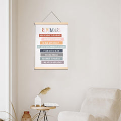 Banner size 11.8 x 17.8 inches for wall display