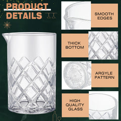 Leak-proof cocktail shaker with silicone seal and secure lid