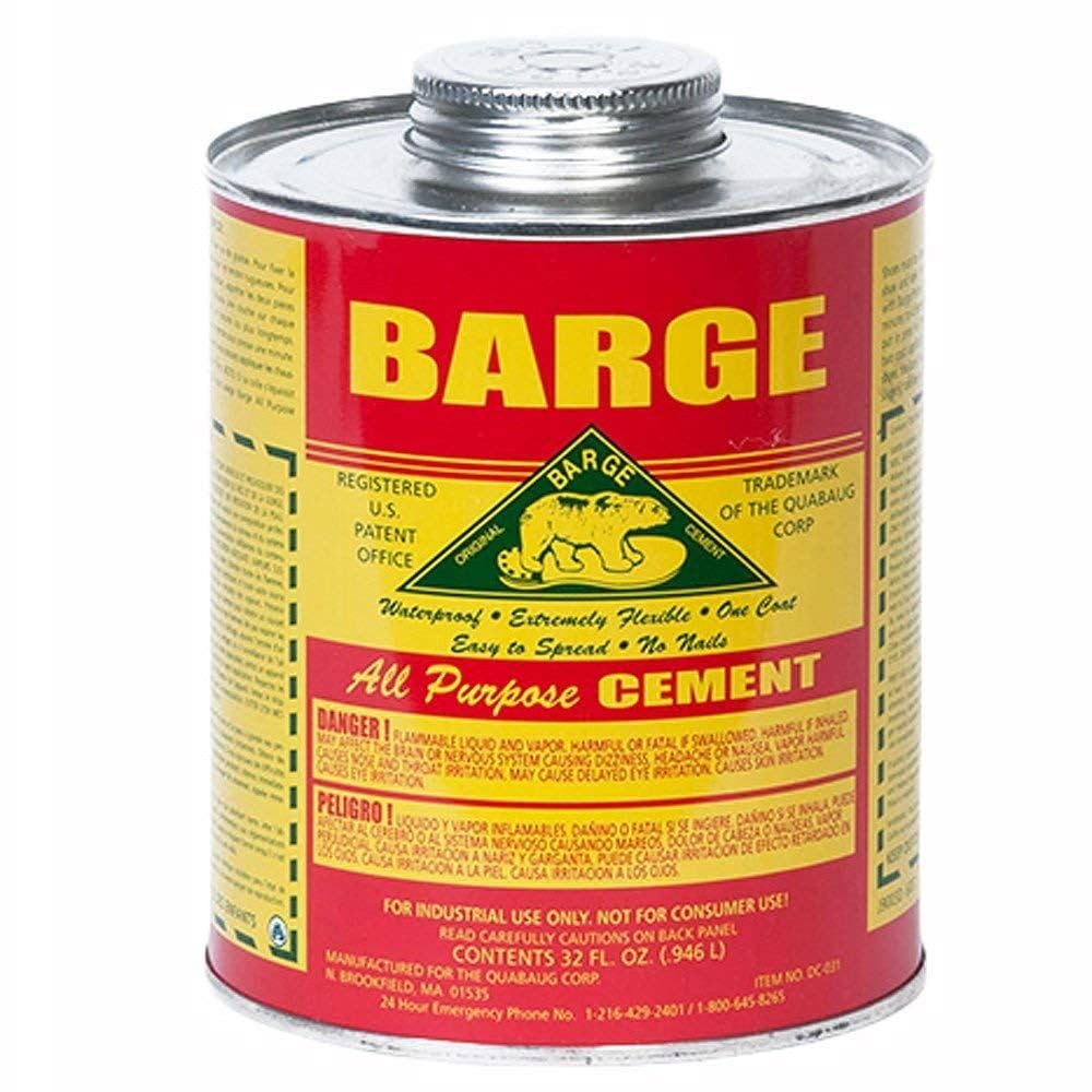 Barge All Purpose Contact Cement Glue red 32 oz can for leather