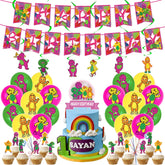 Barney Birthday Party Decoration banner included in kit