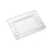 Barski glass tray rectangular serving platter size 8.75 inches by 6.75 inches