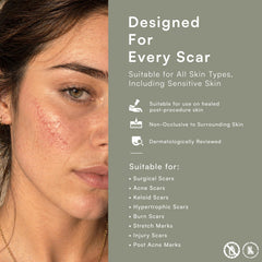 Base18 HydroSil Scar Gel 30ml used on body packaging