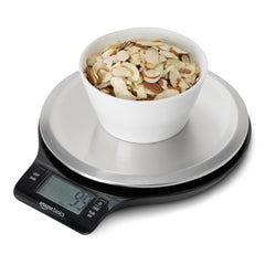 Stainless steel platform on Basics Digital Kitchen Scale