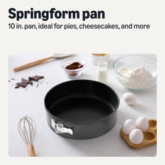 Basics carbon steel springform pan 10 inch