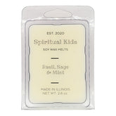 Basil Sage Mint Soy Wax Melts 2.6oz 6 cubes